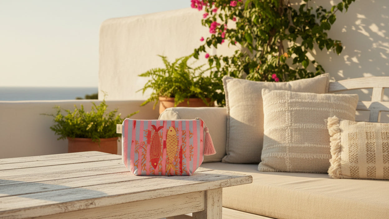 Cape Cove - Velvet Makeup Bag