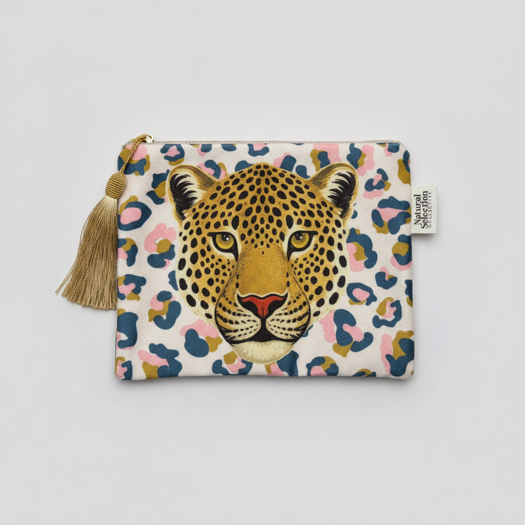 Lusaka Taj - Velvet Makeup Bag Medium